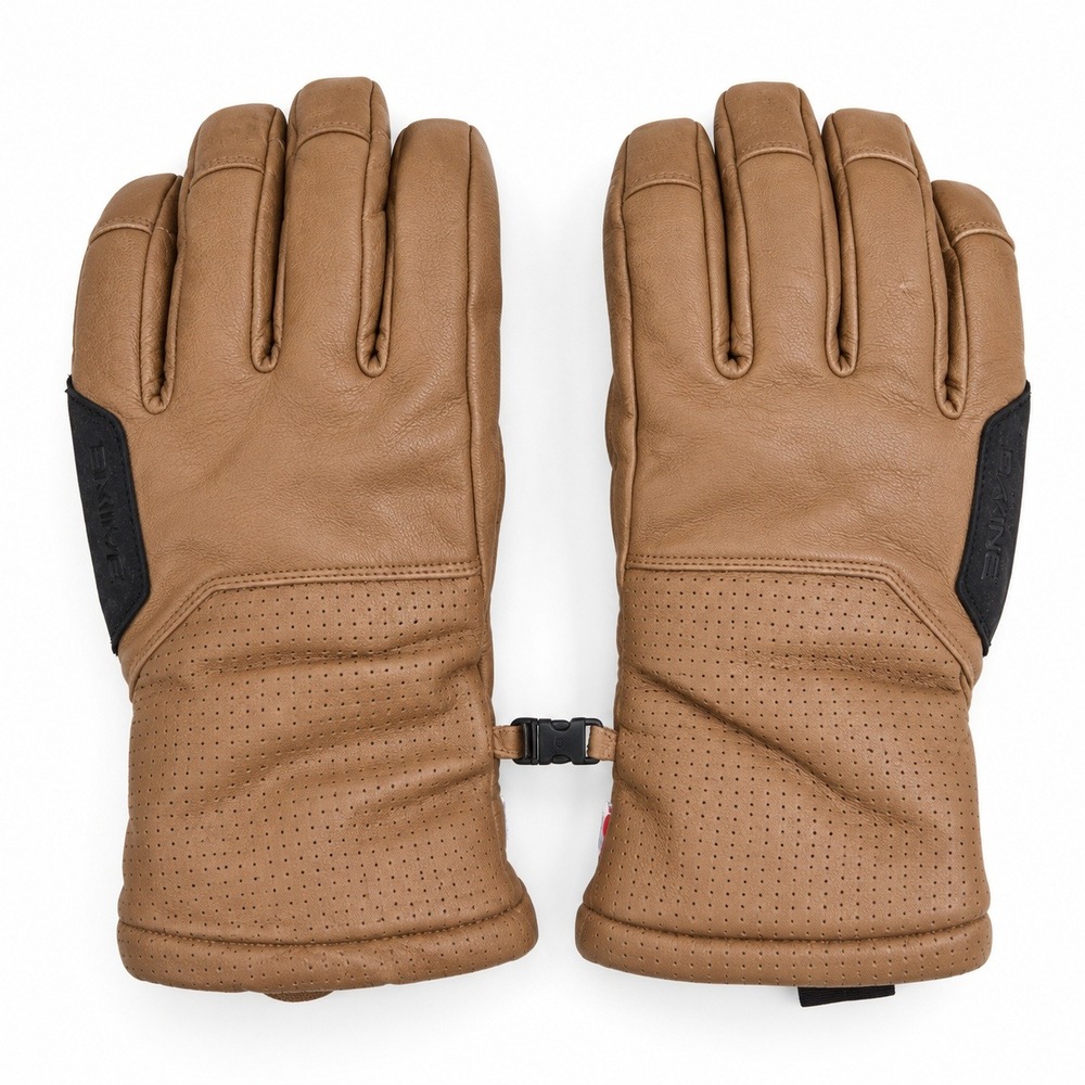 Dakine Mens Kodiak Gore-Tex Leather Primaloft Snow Gloves Brown Tan Large
